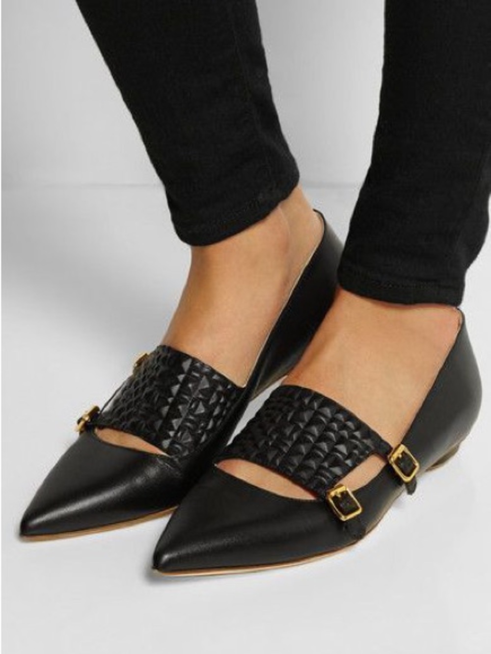 Rupert Sanderson Isolde Point Toe Flats